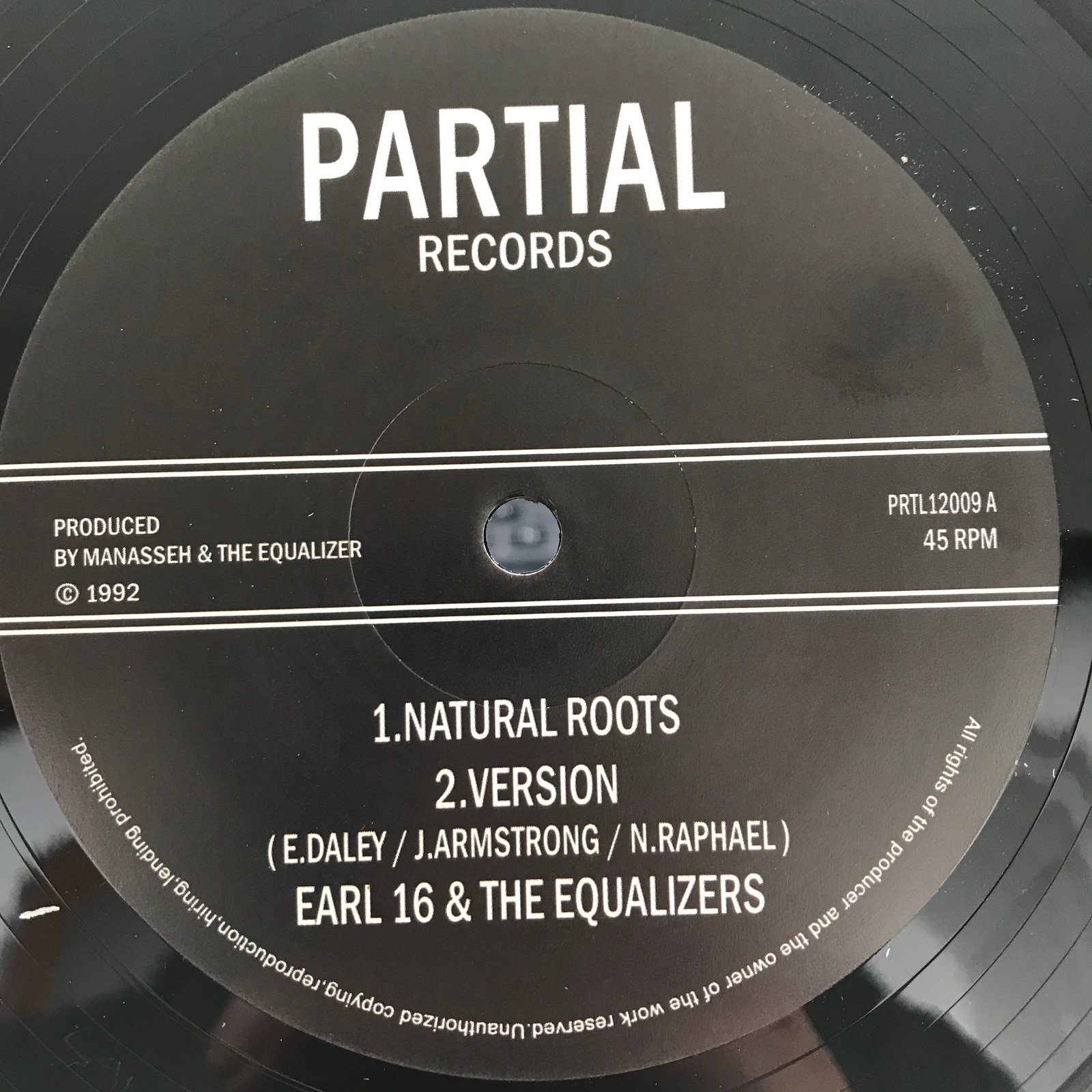 Earl 16 / Manasseh & teh Equalizers - 'Natural Roots ' - 12